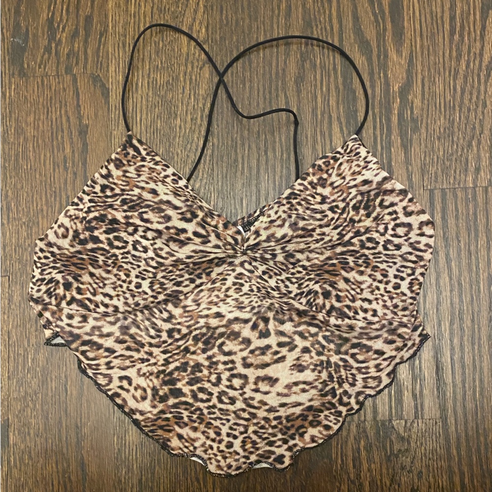 Garage Leopard Print Goingout Top